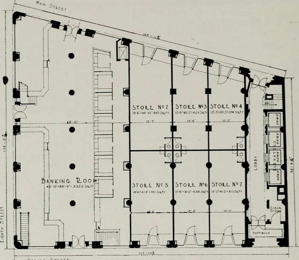 An illustration from Architect and engineer, 1905, leaf 105