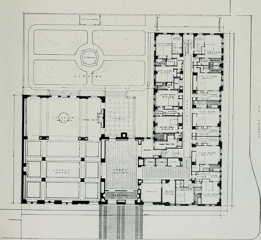 An illustration from Architect and engineer, 1905, leaf 114