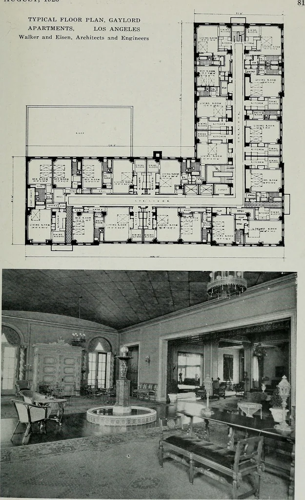 An illustration from Architect and engineer, 1905, leaf 116