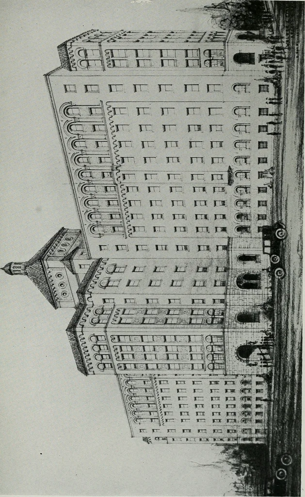 An illustration from Architect and engineer, 1905, leaf 120