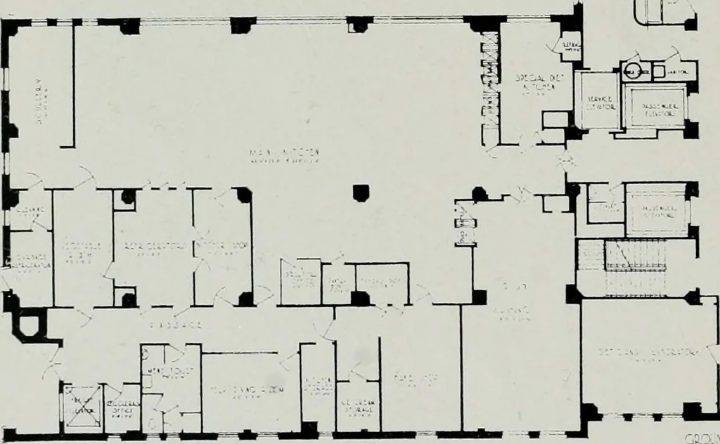 An illustration from Architect and engineer, 1905, leaf 121
