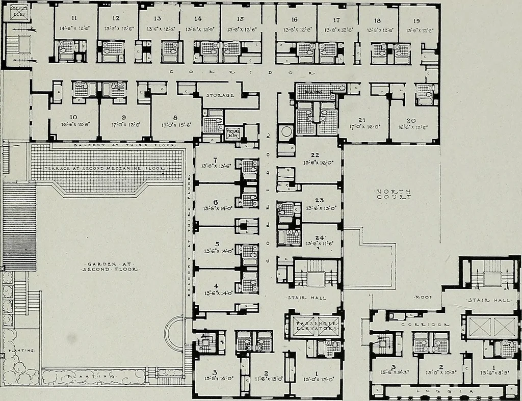 An illustration from Architect and engineer, 1905, leaf 166