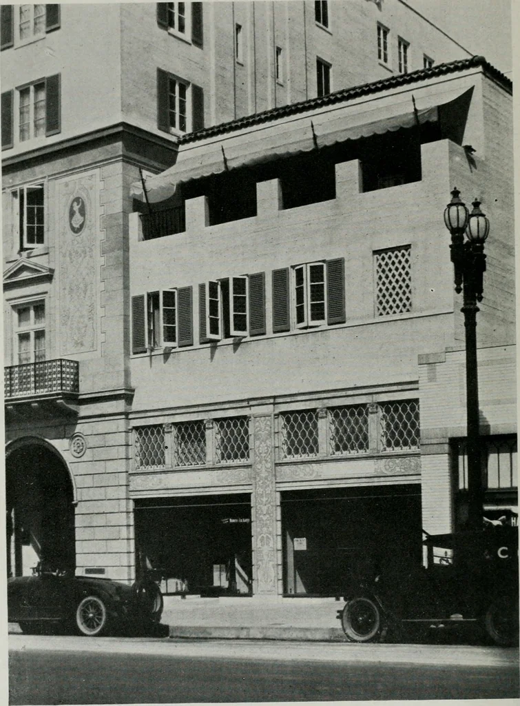 An illustration from Architect and engineer, 1905, leaf 167