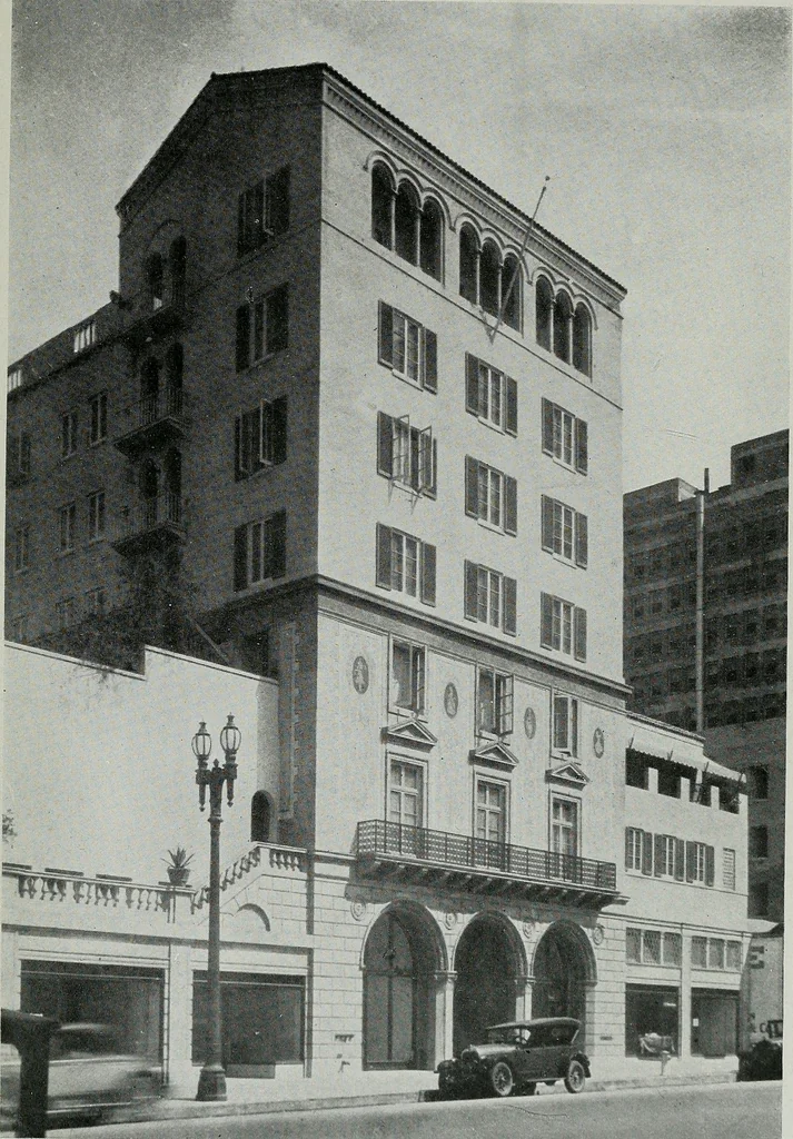 An illustration from Architect and engineer, 1905, leaf 168