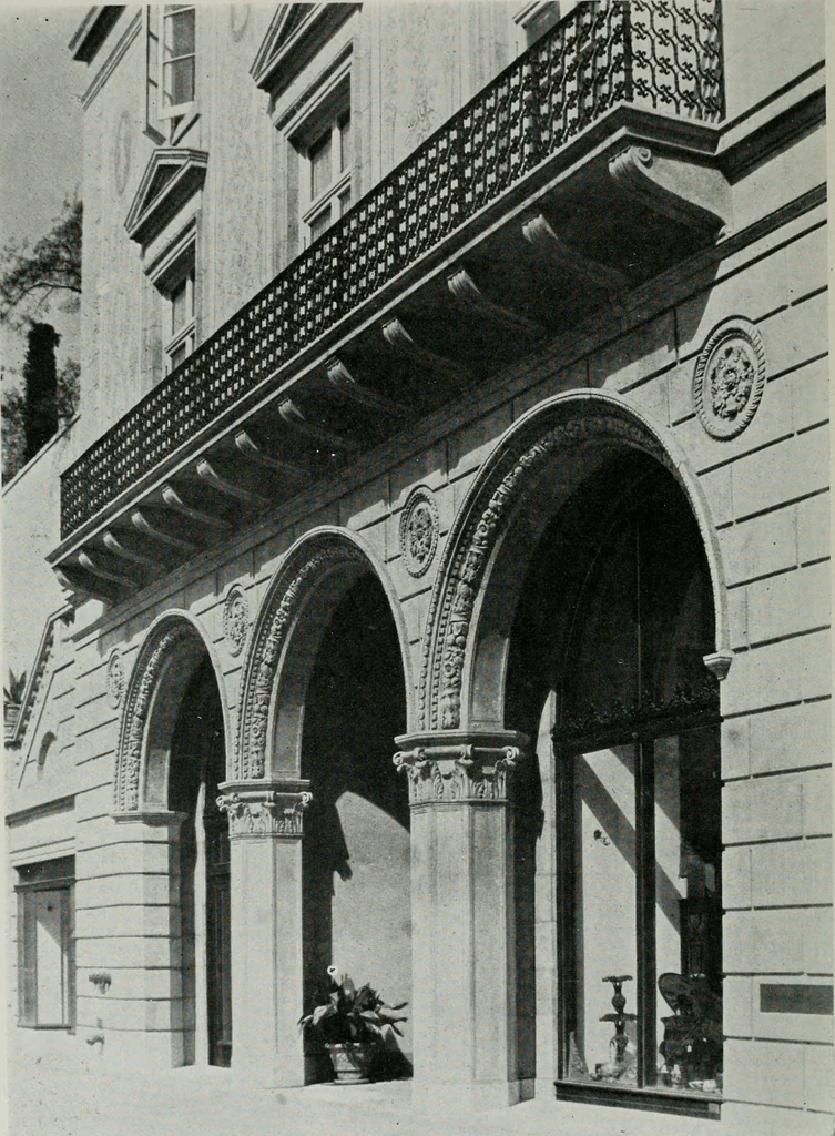 An illustration from Architect and engineer, 1905, leaf 169