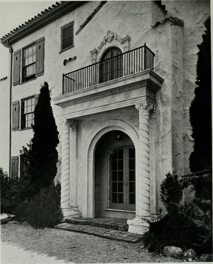 An illustration from Architect and engineer, 1905, leaf 185