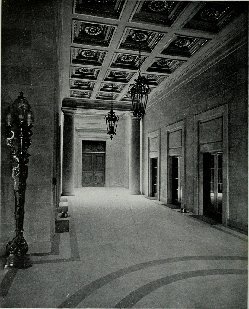 An illustration from Architect and engineer, 1905, leaf 19