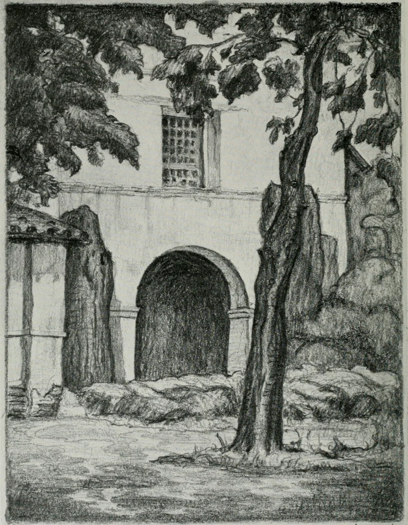An illustration from Architect and engineer, 1905, leaf 201