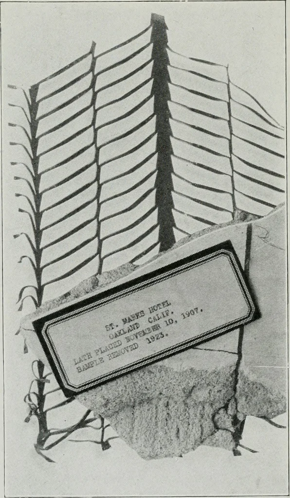 An illustration from Architect and engineer, 1905, leaf 215