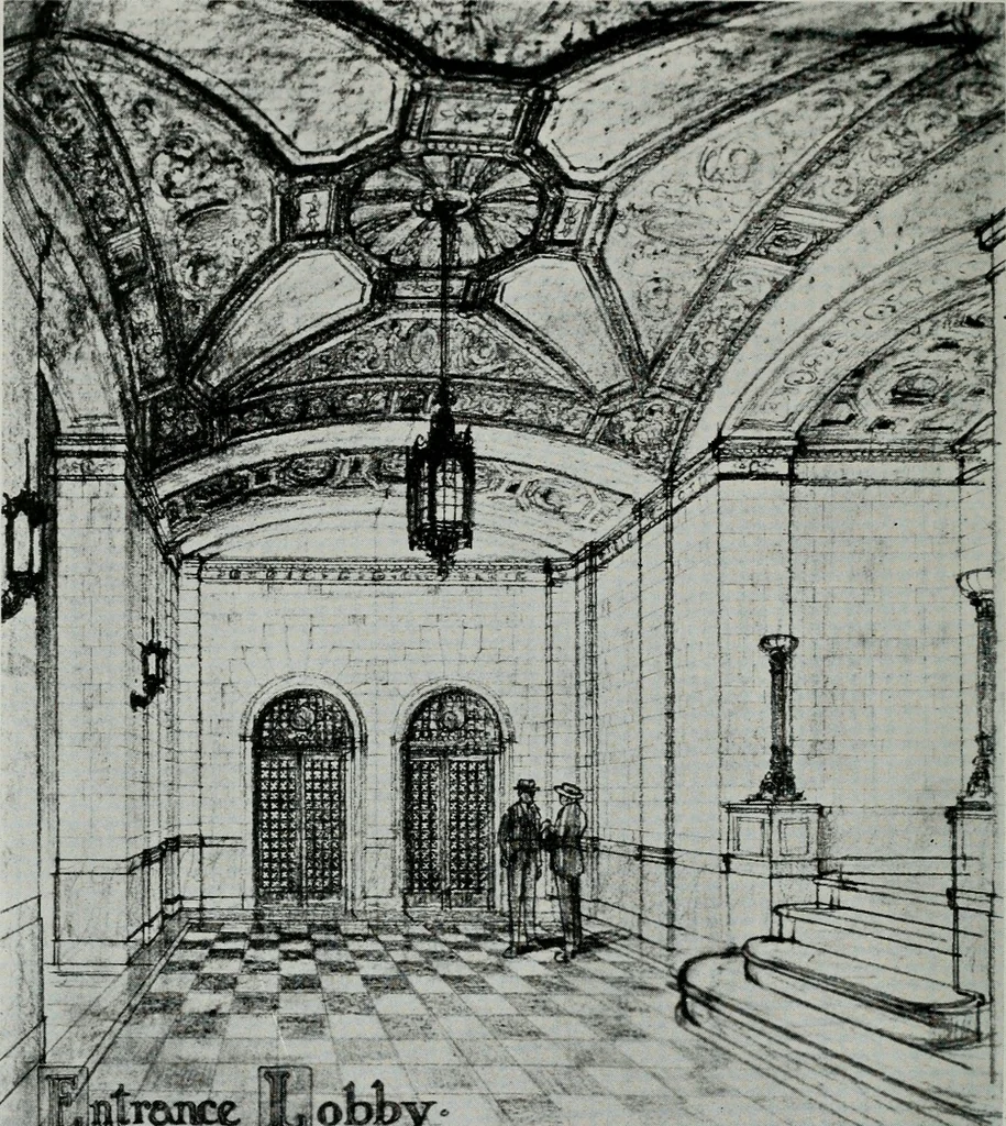 An illustration from Architect and engineer, 1905, leaf 241