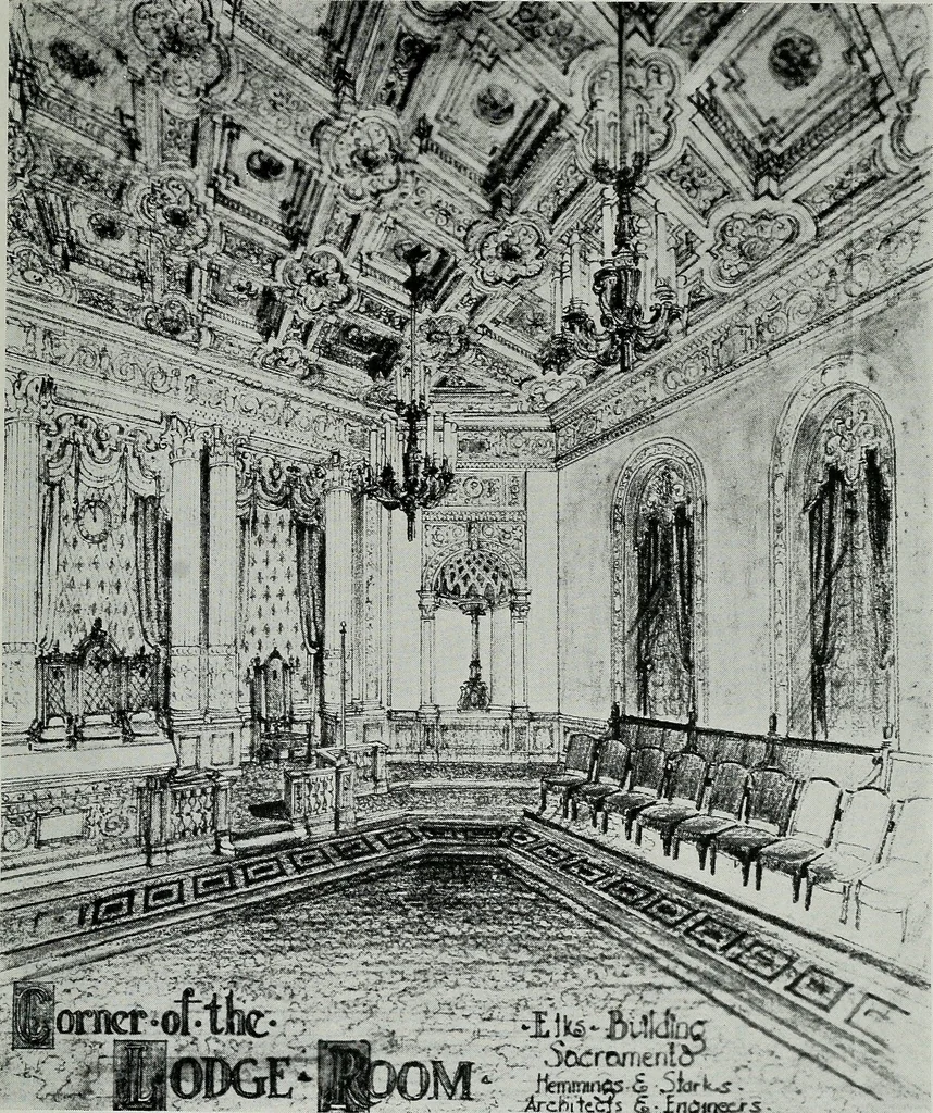 An illustration from Architect and engineer, 1905, leaf 242