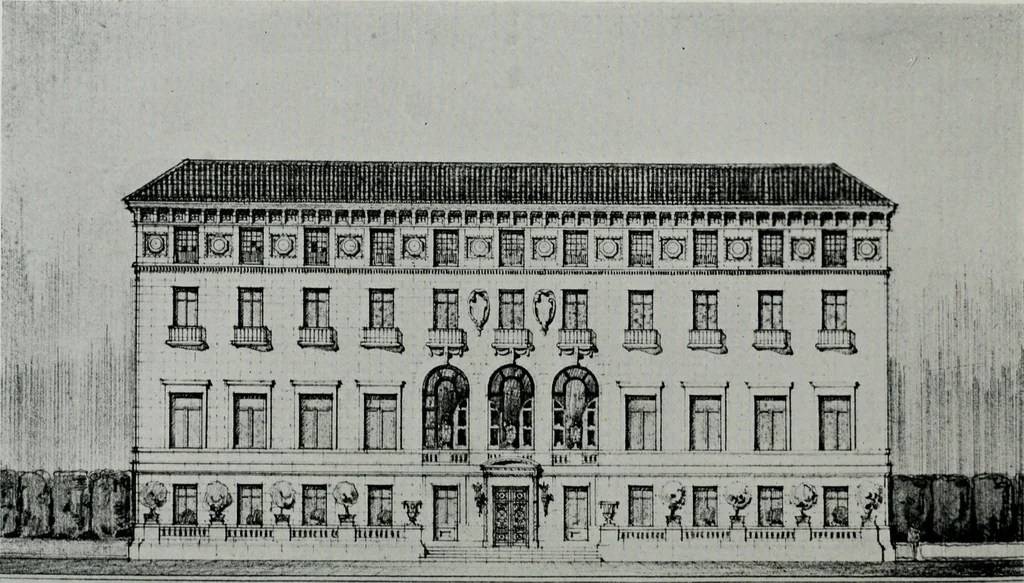An illustration from Architect and engineer, 1905, leaf 249