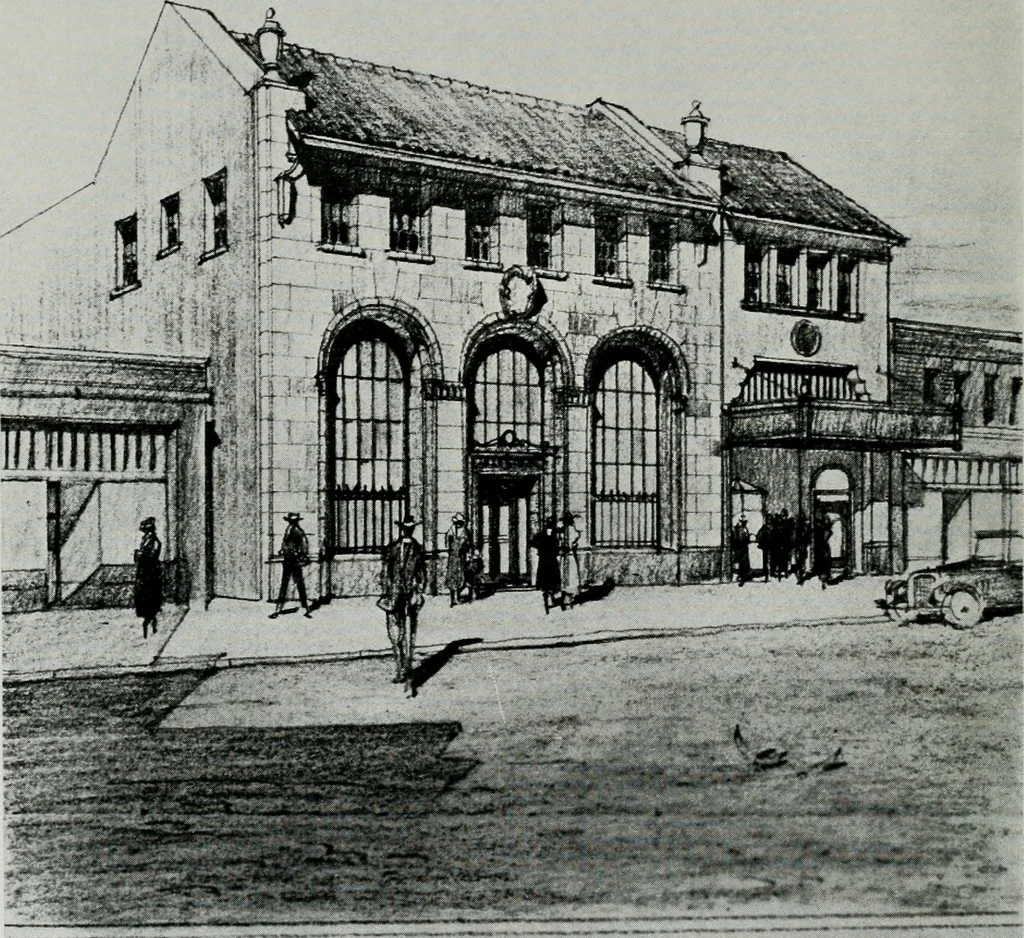 An illustration from Architect and engineer, 1905, leaf 251