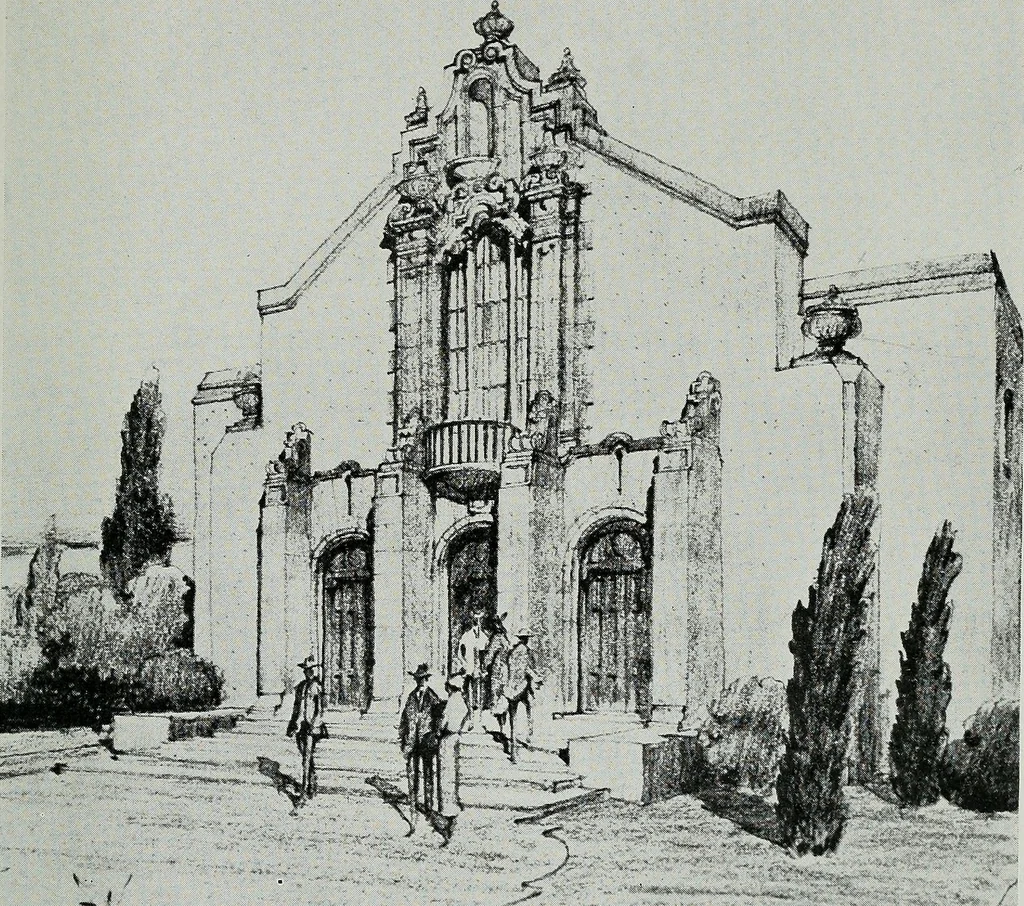 An illustration from Architect and engineer, 1905, leaf 252
