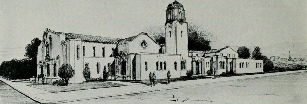 An illustration from Architect and engineer, 1905, leaf 253