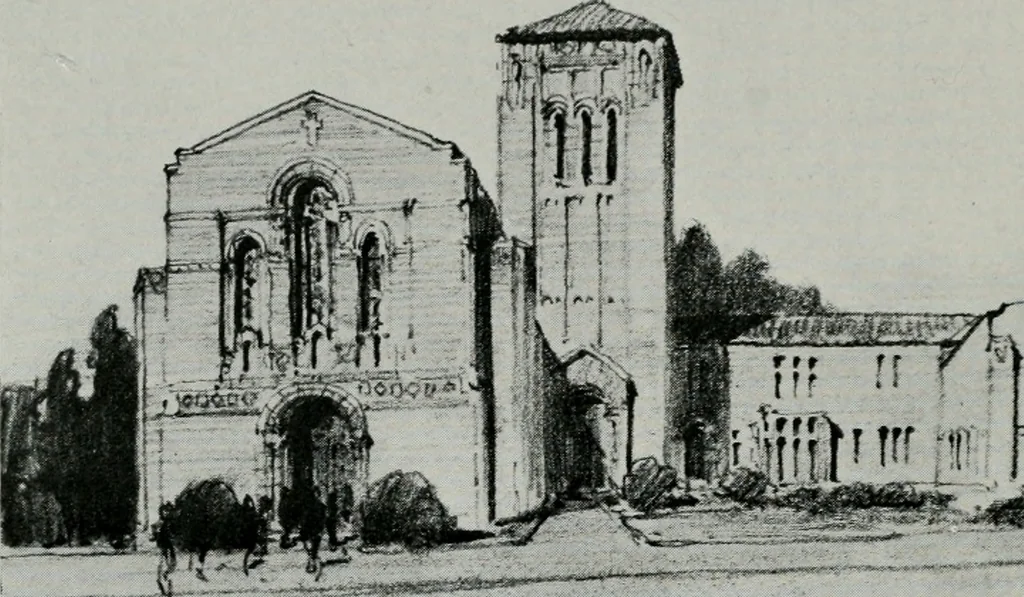 An illustration from Architect and engineer, 1905, leaf 255