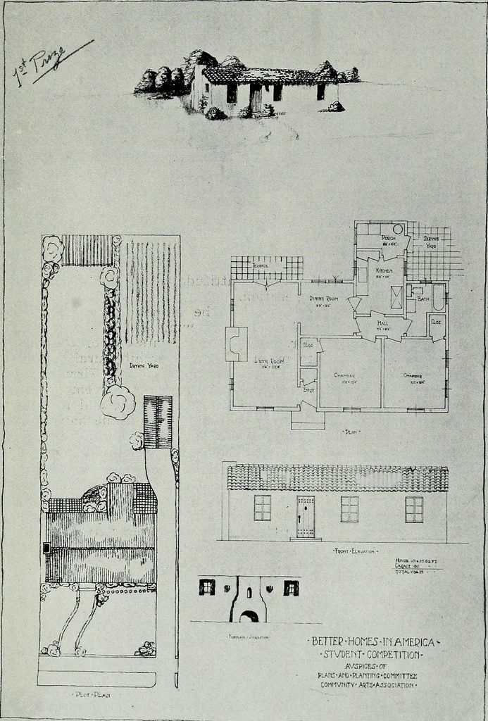 An illustration from Architect and engineer, 1905, leaf 354
