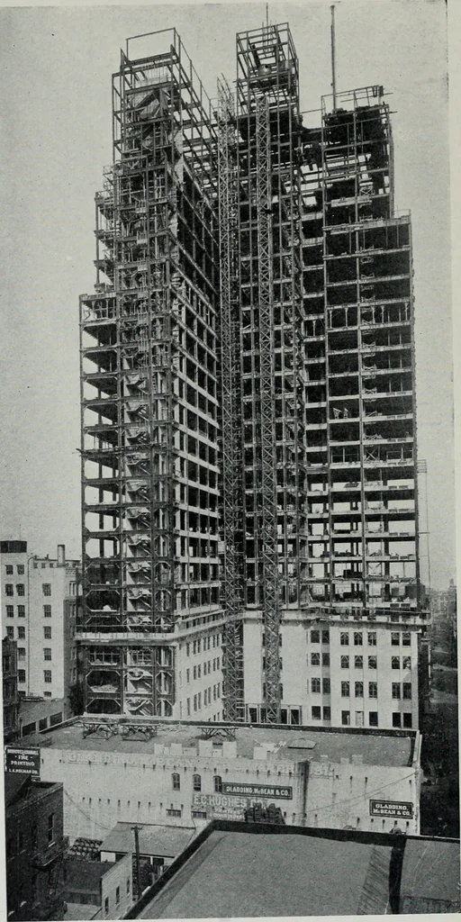 An illustration from Architect and engineer, 1905, leaf 401