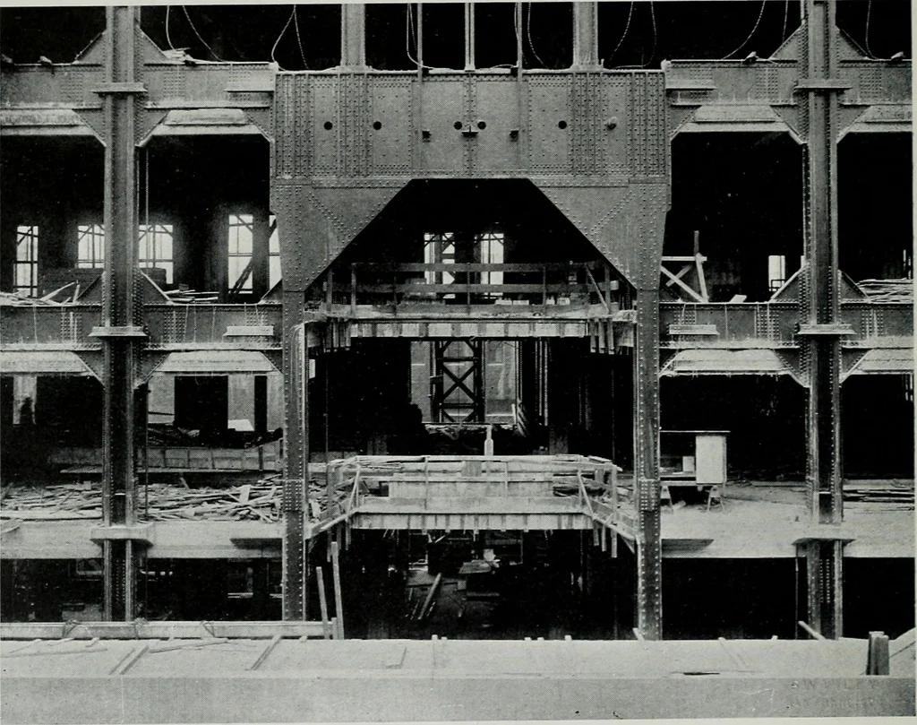 An illustration from Architect and engineer, 1905, leaf 403