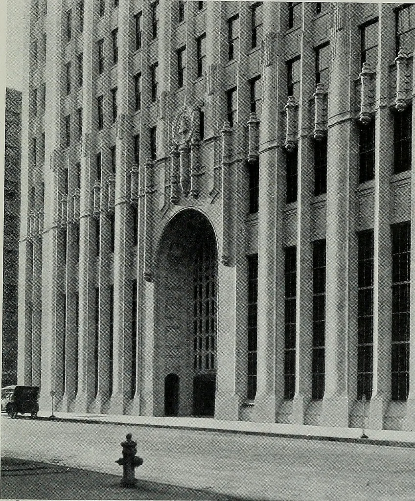 An illustration from Architect and engineer, 1905, leaf 404