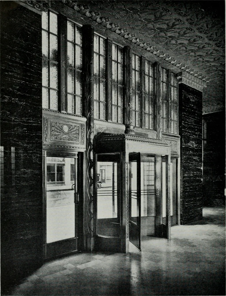 An illustration from Architect and engineer, 1905, leaf 407