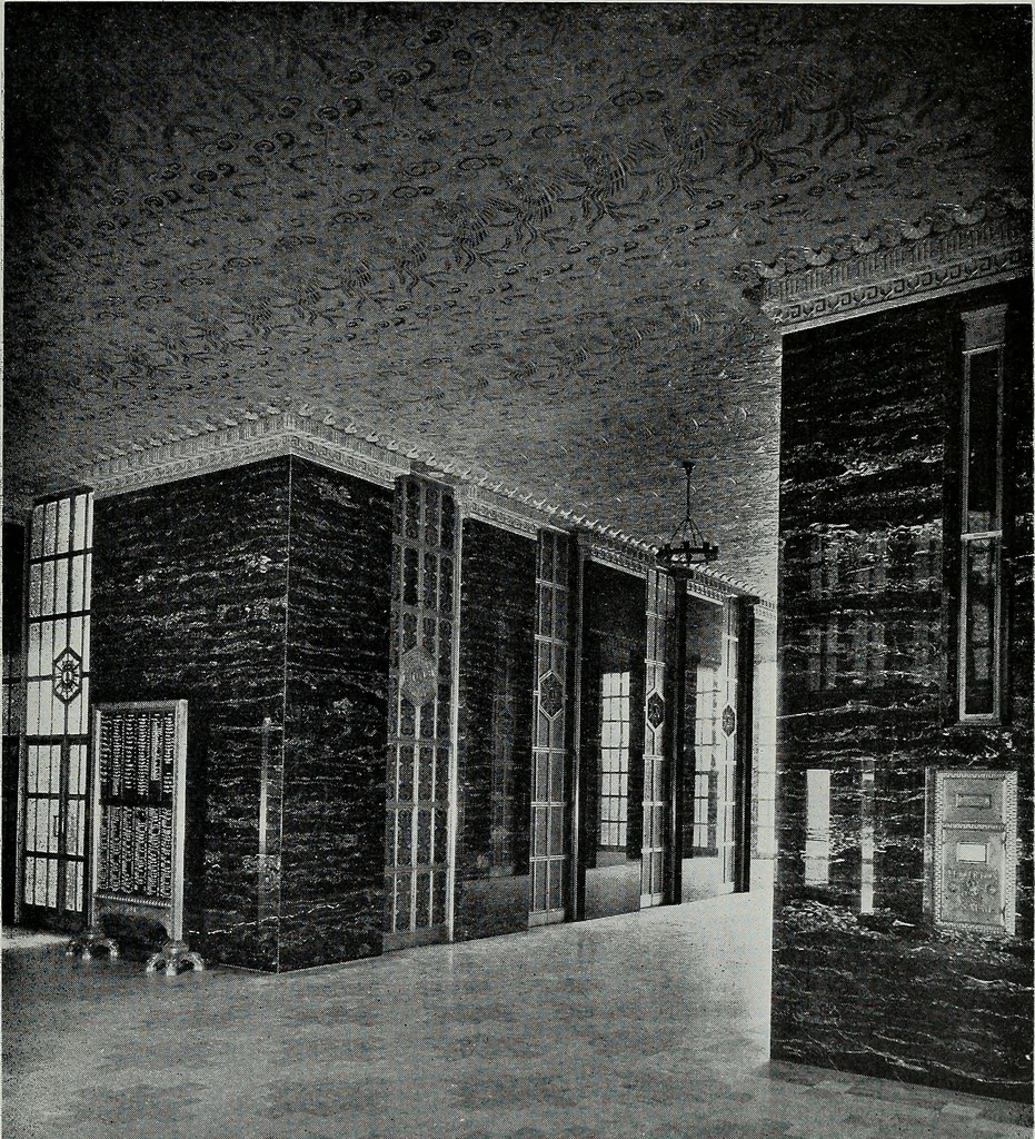 An illustration from Architect and engineer, 1905, leaf 408