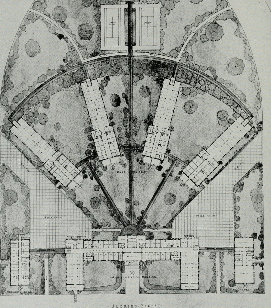 An illustration from Architect and engineer, 1905, leaf 45