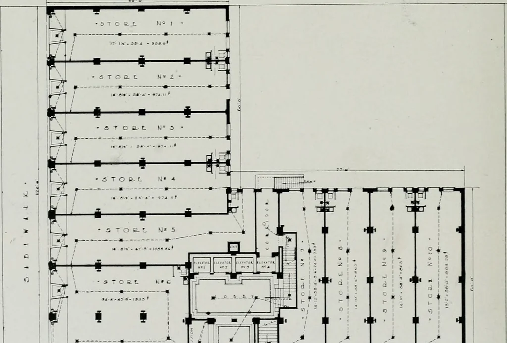 An illustration from Architect and engineer, 1905, leaf 89