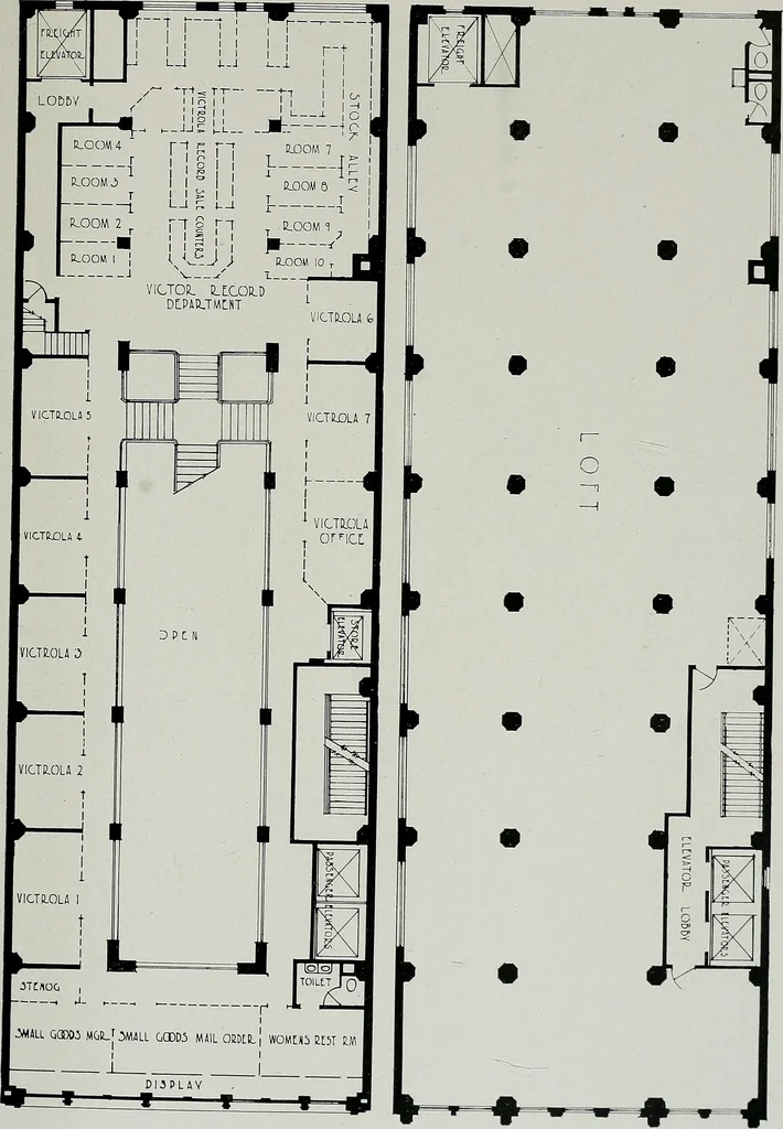 An illustration from Architect and engineer, 1905, leaf 92