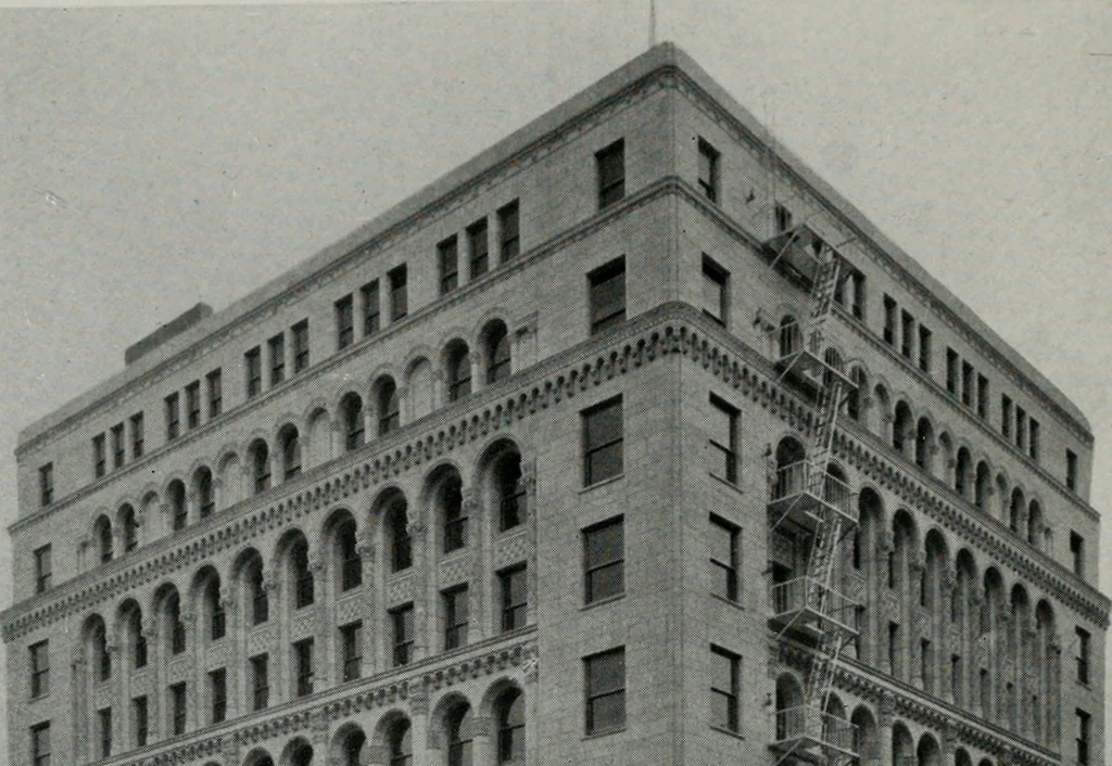 An illustration from Architect and engineer, 1905, leaf 93