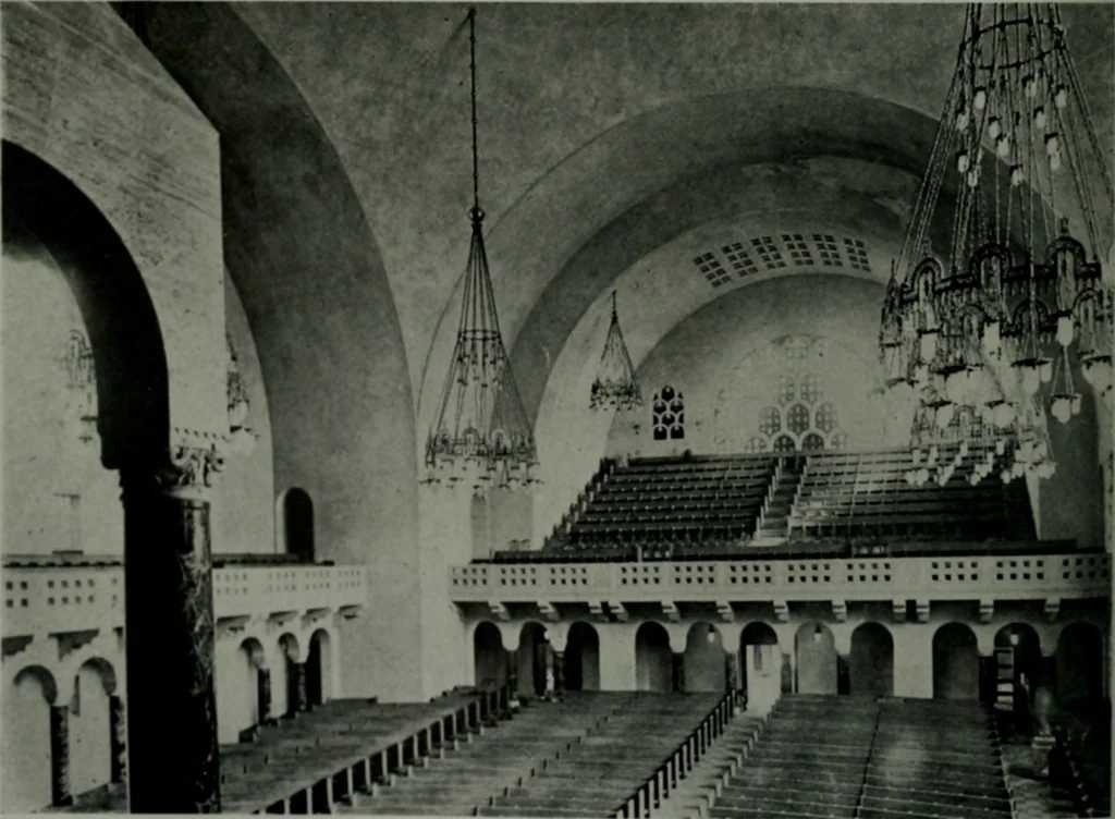 An illustration from Architect and engineer, 1905, leaf 107