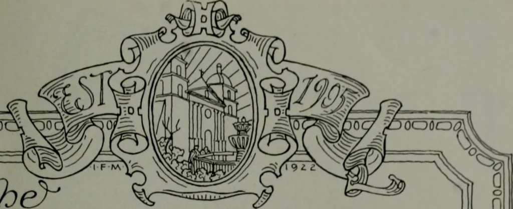 An illustration from Architect and engineer, 1905, leaf 182