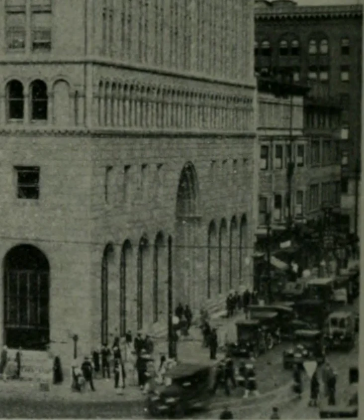 An illustration from Architect and engineer, 1905, leaf 183