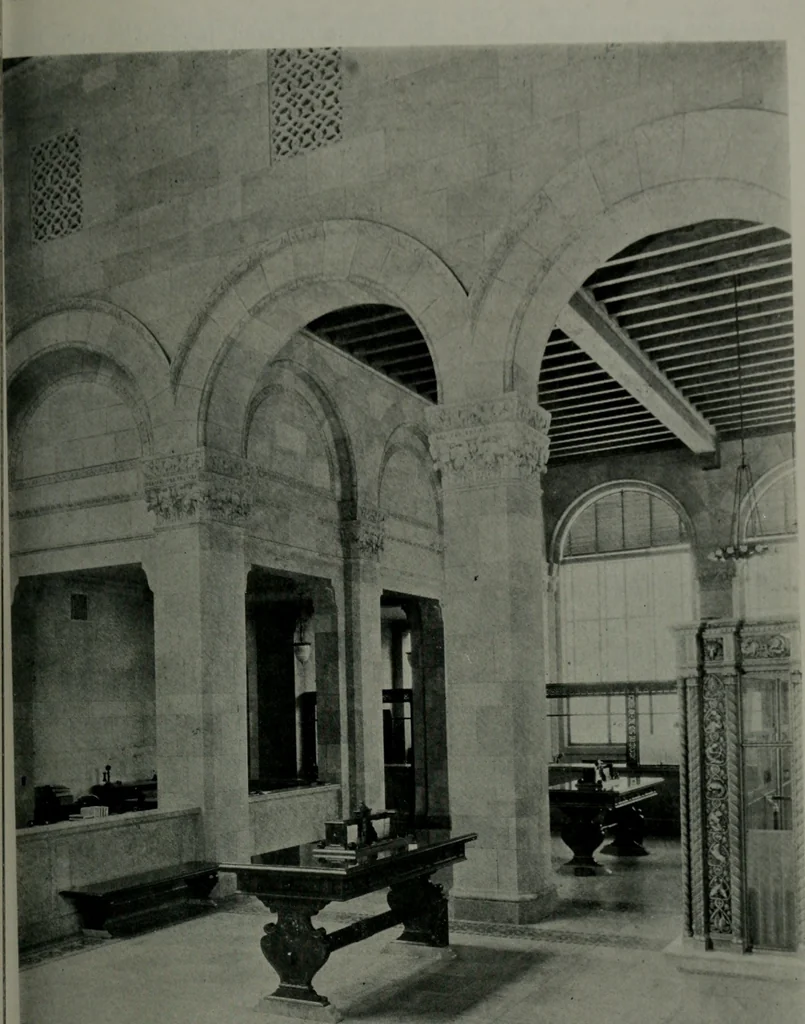 An illustration from Architect and engineer, 1905, leaf 186