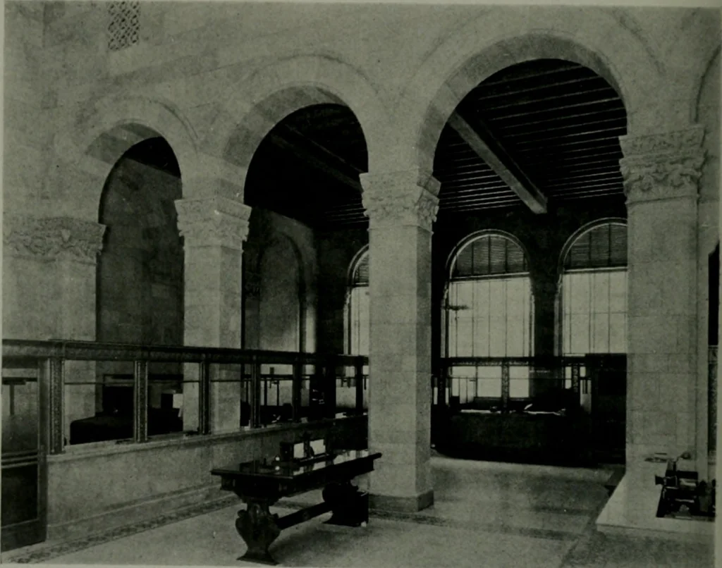 An illustration from Architect and engineer, 1905, leaf 187