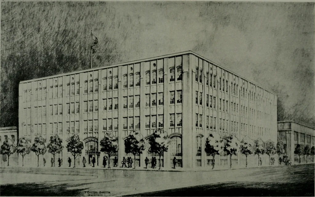 An illustration from Architect and engineer, 1905, leaf 193