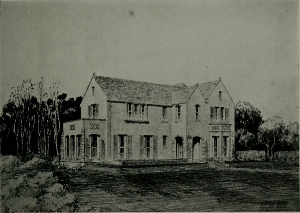 An illustration from Architect and engineer, 1905, leaf 194