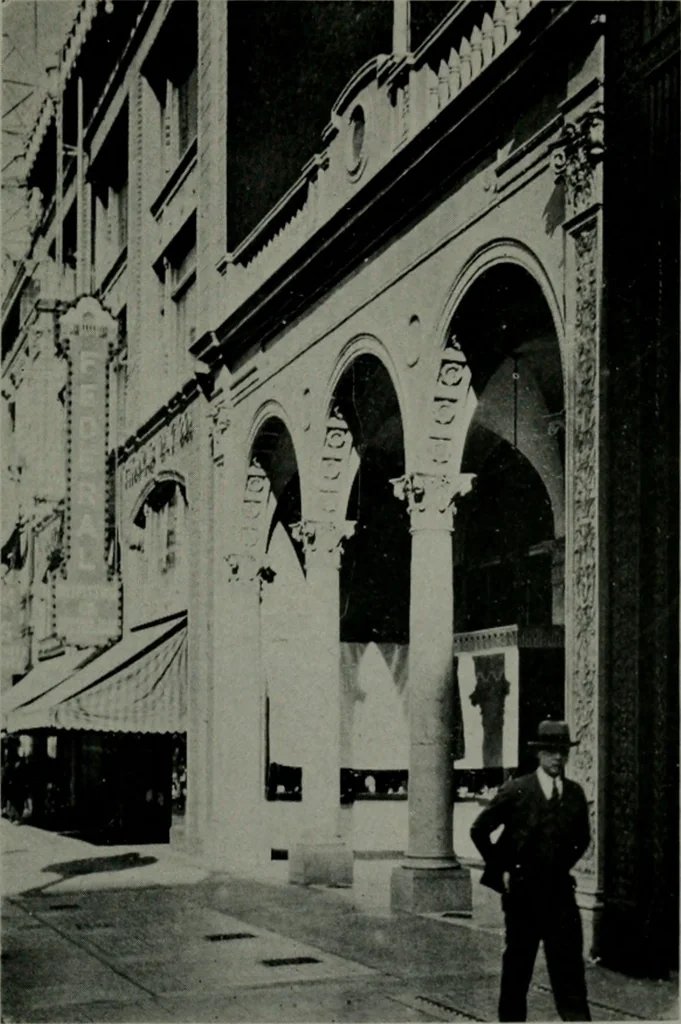 An illustration from Architect and engineer, 1905, leaf 196