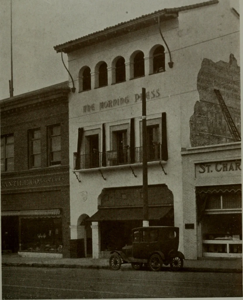 An illustration from Architect and engineer, 1905, leaf 20