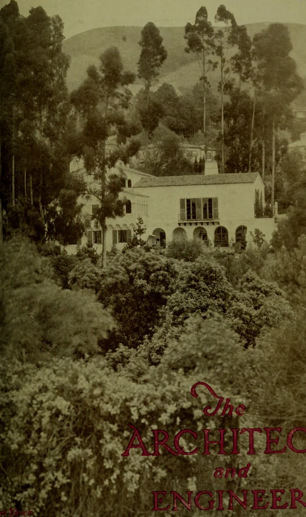 An illustration from Architect and engineer, 1905, leaf 366