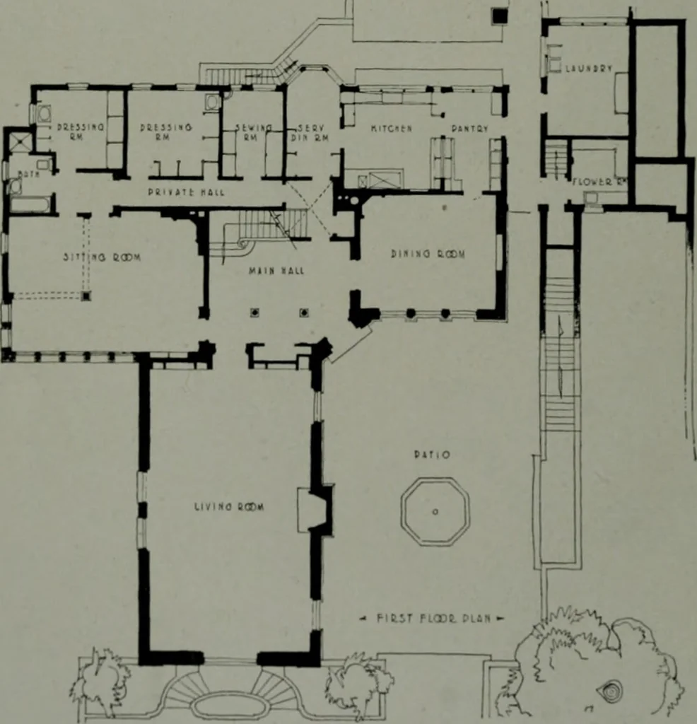 An illustration from Architect and engineer, 1905, leaf 375