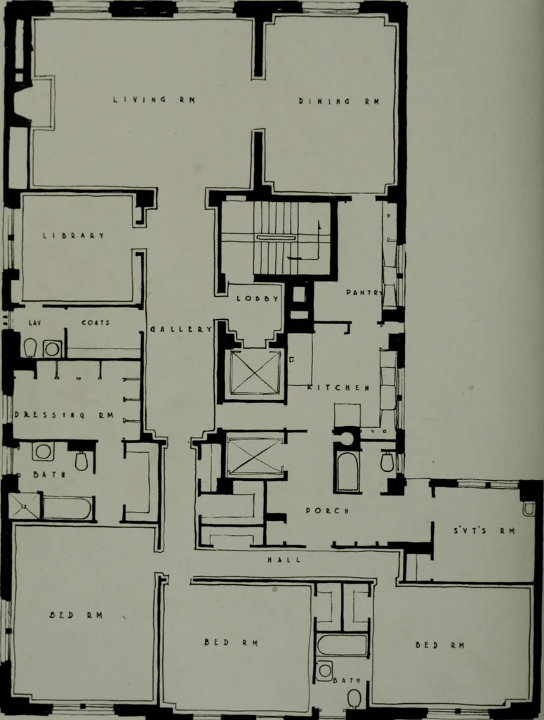 An illustration from Architect and engineer, 1905, leaf 395