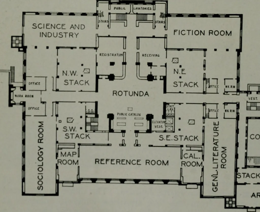 An illustration from Architect and engineer, 1905, leaf 405