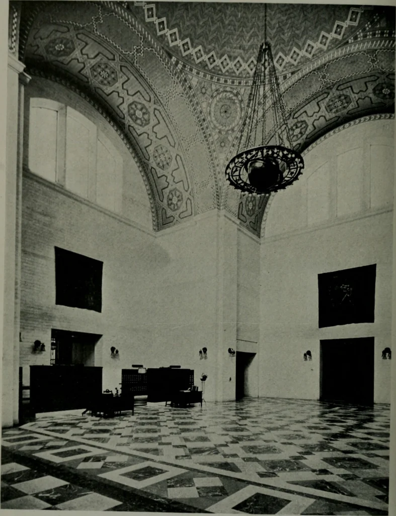 An illustration from Architect and engineer, 1905, leaf 407