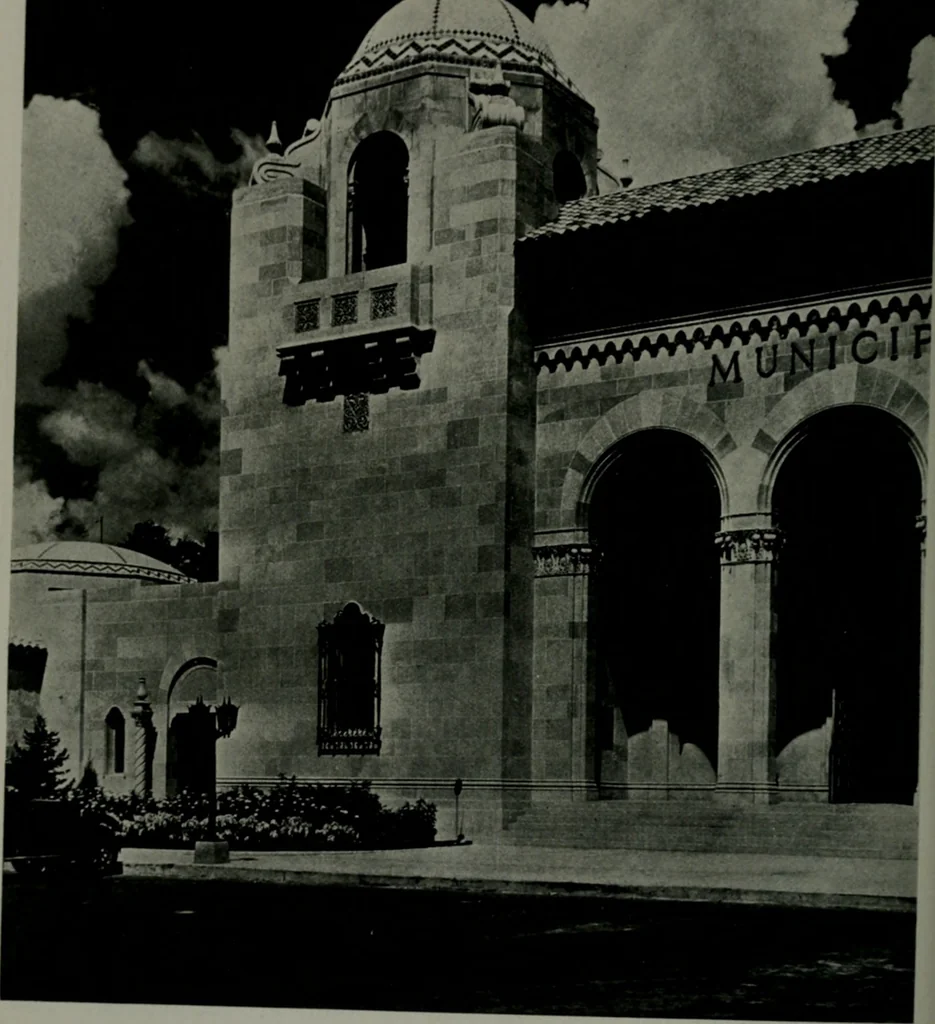 An illustration from Architect and engineer, 1905, leaf 415