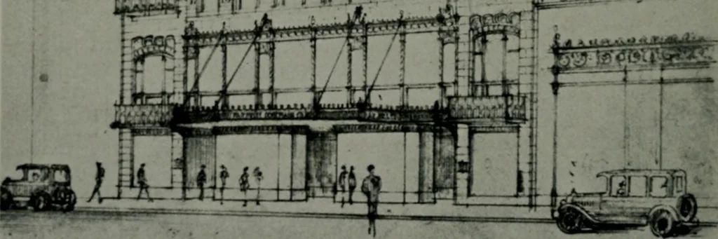 An illustration from Architect and engineer, 1905, leaf 419