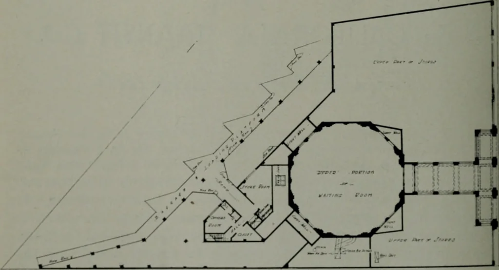 An illustration from Architect and engineer, 1905, leaf 427