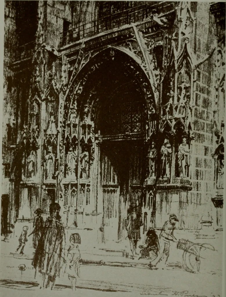An illustration from Architect and engineer, 1905, leaf 57