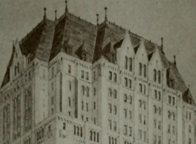 An illustration from Architect and engineer, 1905, leaf 68