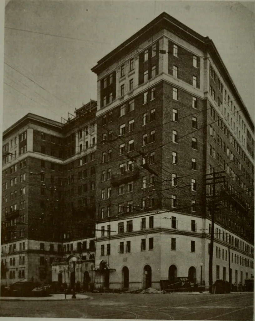 An illustration from Architect and engineer, 1905, leaf 85